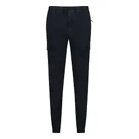 STONE ISLAND CARGO PANTS NAVY BLUE - CUFFED BOTTOMS