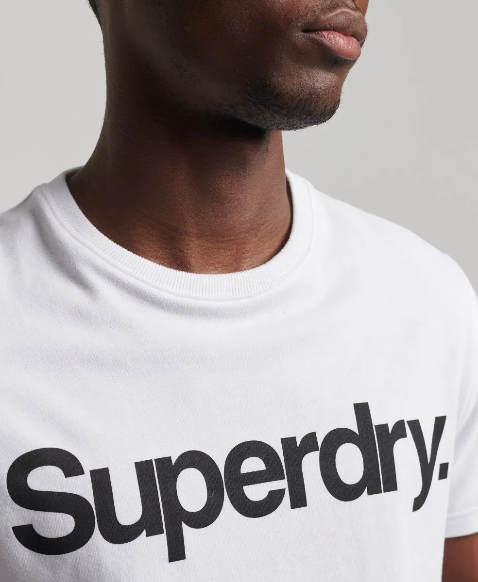 Superdry Classic Logo Crew Neck T-Shirt Optic