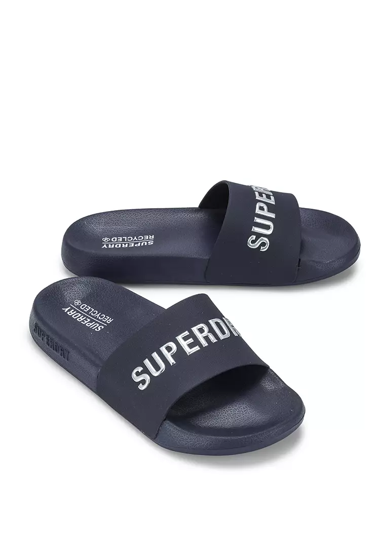 Superdry CODE Logo Pool Sliders - Superdry Code