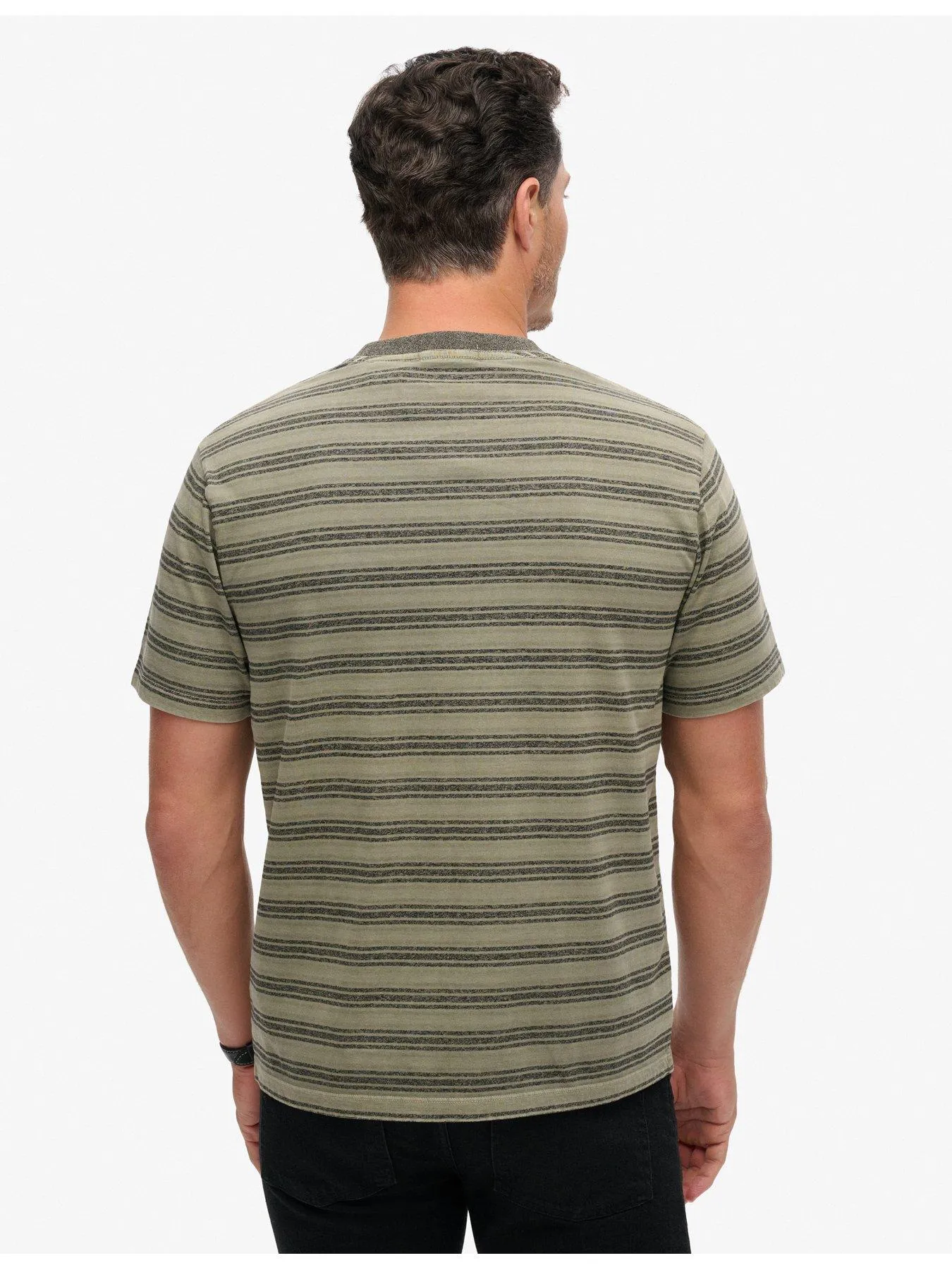 Superdry Superdry Textured Stripe Pocket T-shirt