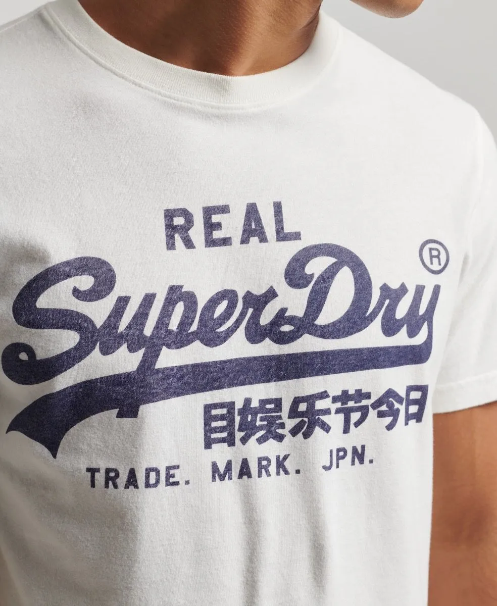 Superdry Vintage Logo T-Shirt Ecru