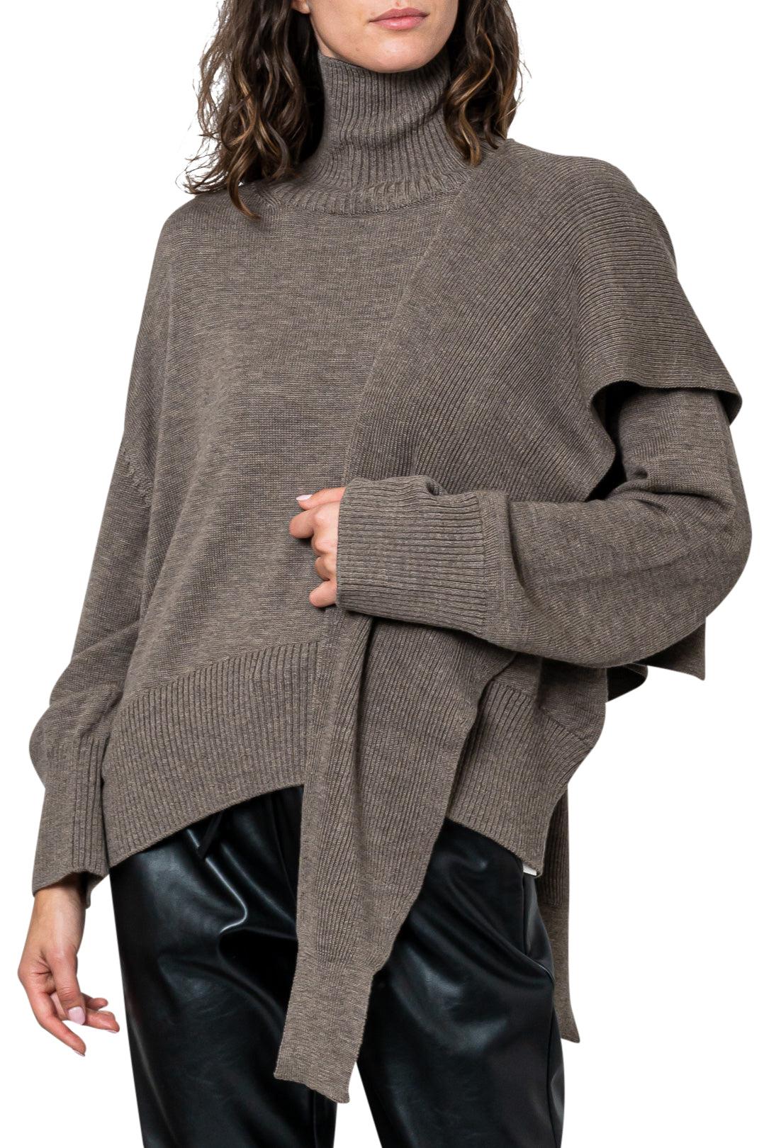 Turtleneck wool sweater