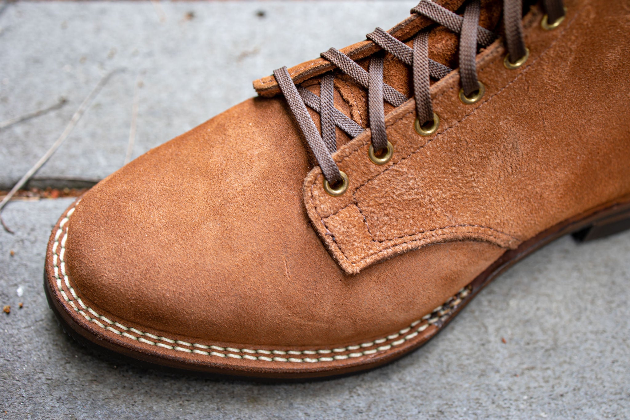 Wesco Boots Johannes - 7 Brown Oil Tan Roughout