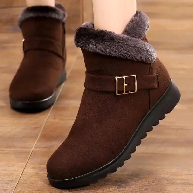 Women Plush Snow Boots