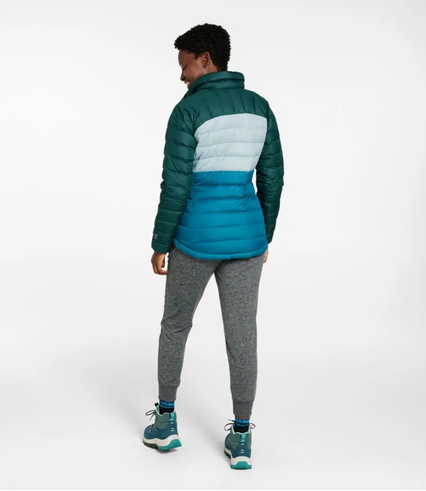 Women's Bean's Down Jacket, Colorblock