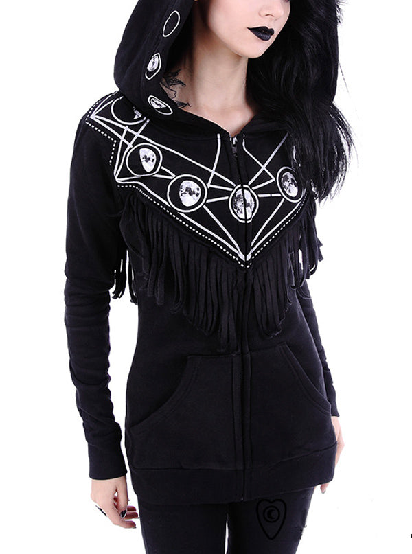 Women's Moon Geometry Hoodie