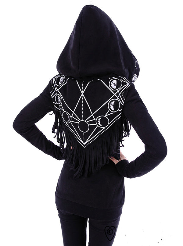 Women's Moon Geometry Hoodie